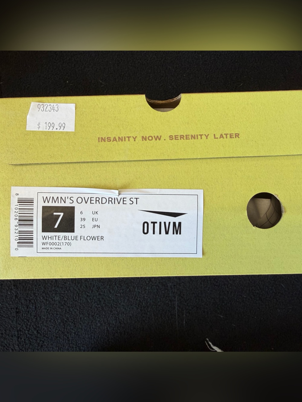 Women’s OTIVM Overdrive ST in white and blue flower - Picture 8 of 11